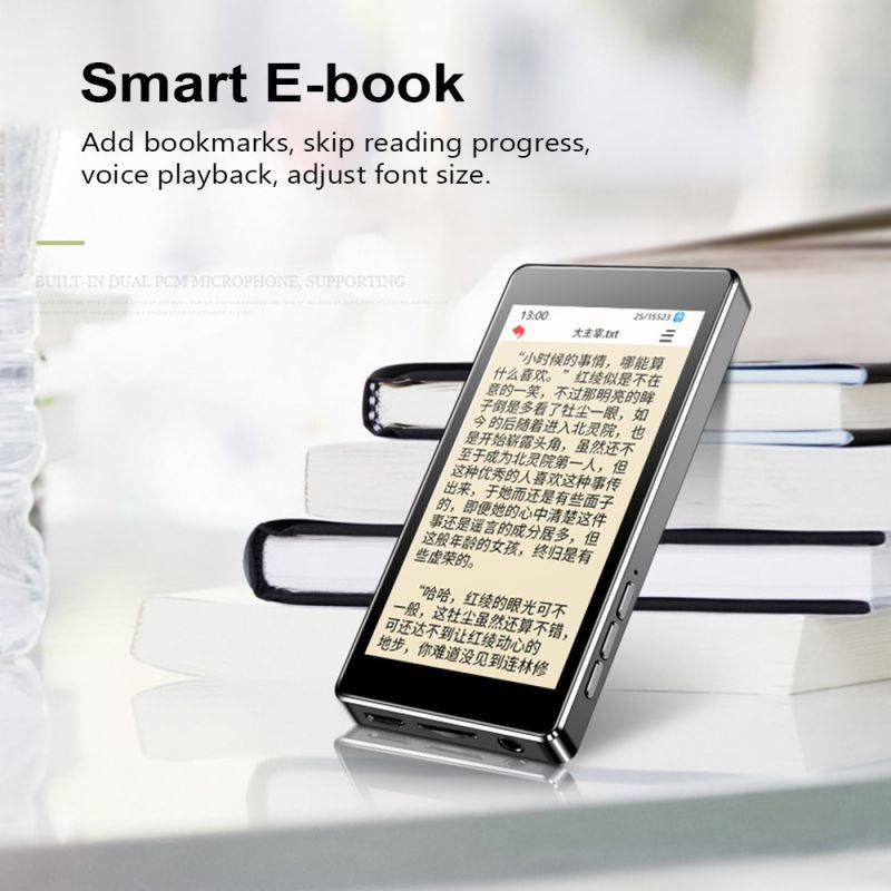 RUIZU D20 3" Full Touch Screen MP3 Player 8GB Music Player With FM Radio Video Player E-book Player MP3 With Built-in Speaker