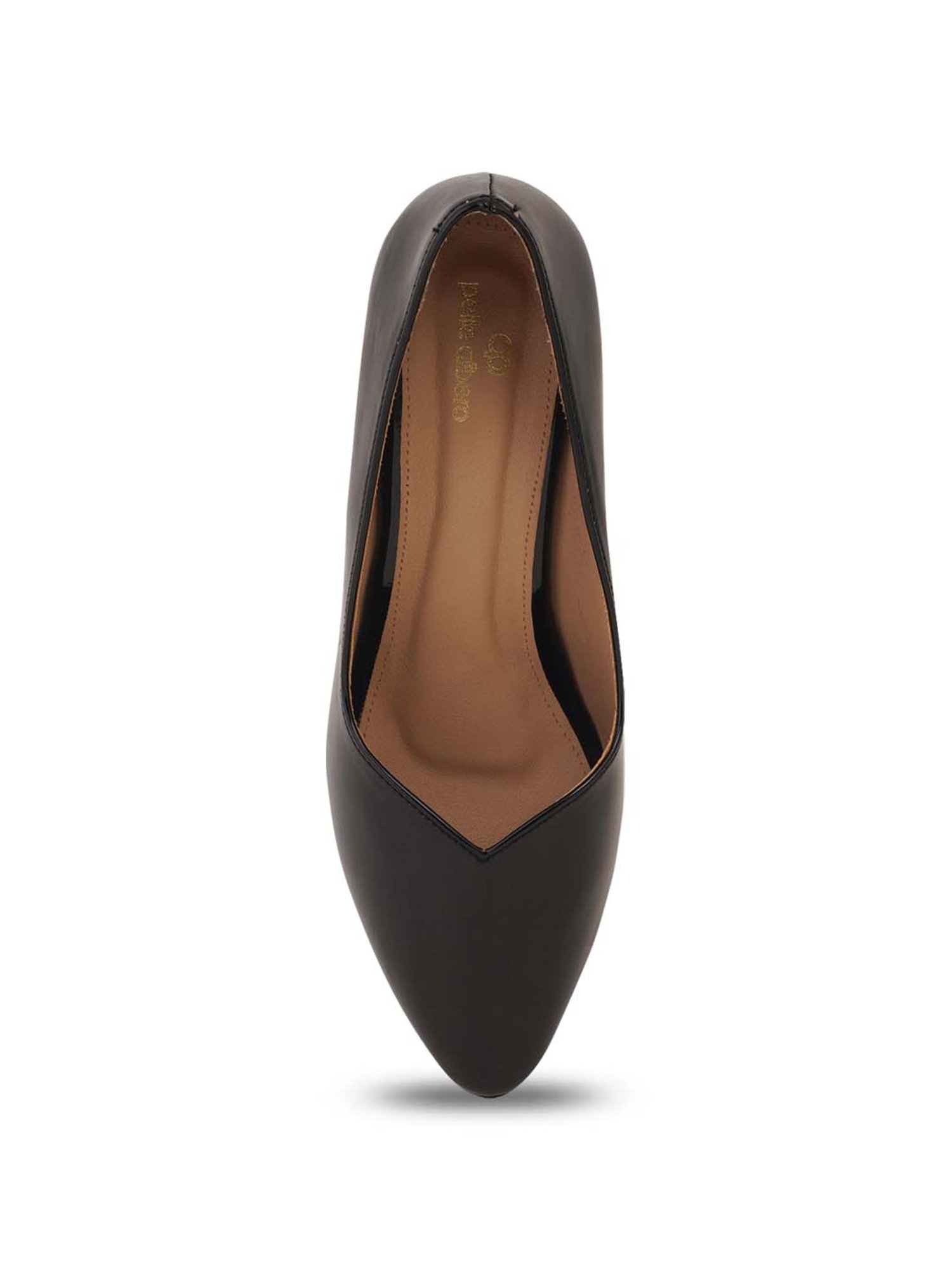 Pelle Albero Women's Black Casual Pumps