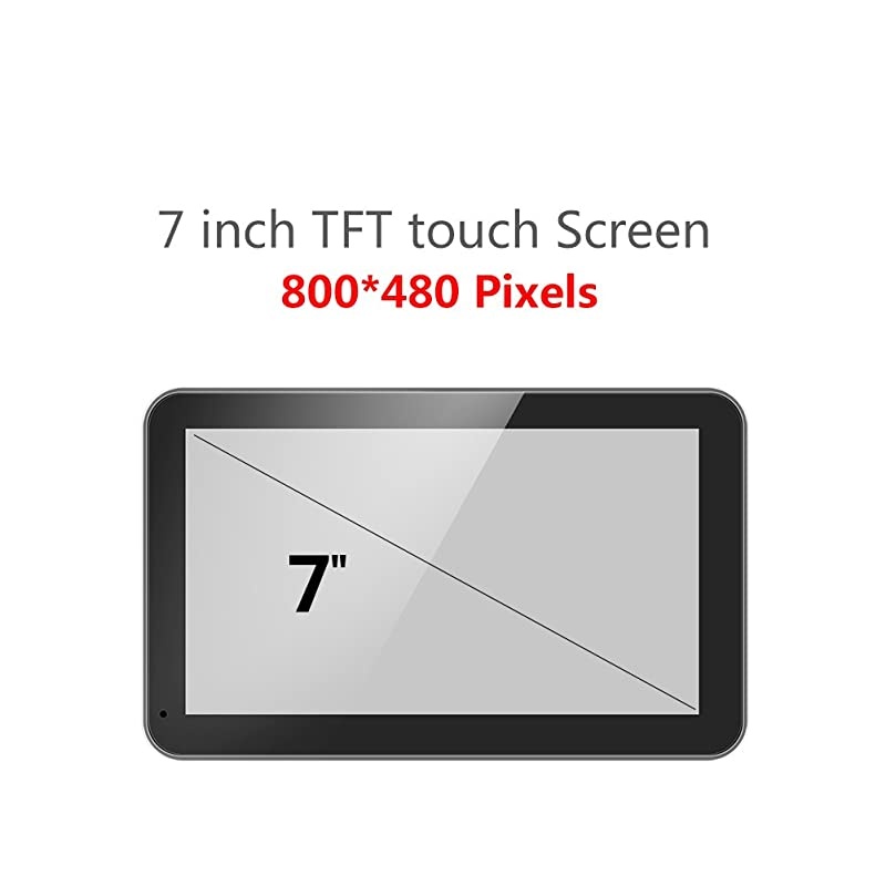 7 Inch Touch Screen GPS Navigation Maps System Device International GPS Navigator 128M 8GB FM with Lifetime Map Update for Cars Trucks VehiclesEurope