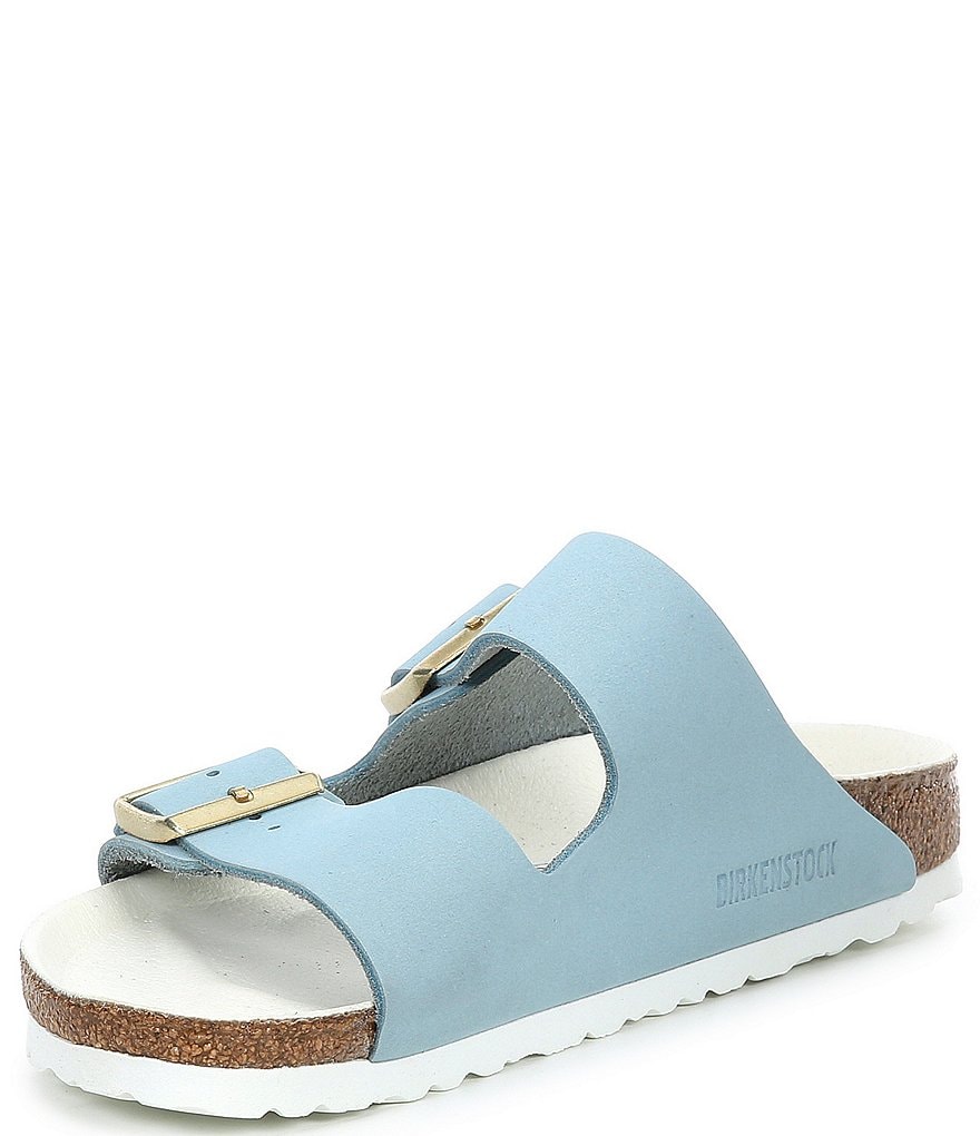 Birkenstock Women's Arizona Nubuck Suede Soft Footbed Sandals