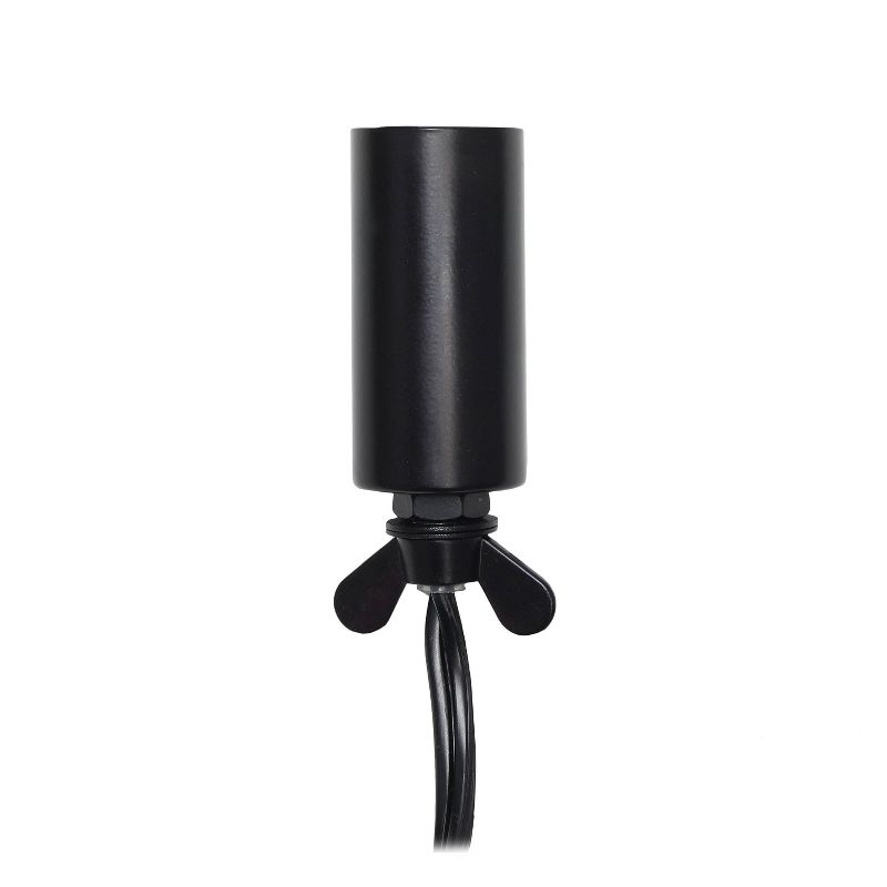 8" Elipse Crystal Ball Sequin Table Lamp Restoration Bronze - Elegant Designs