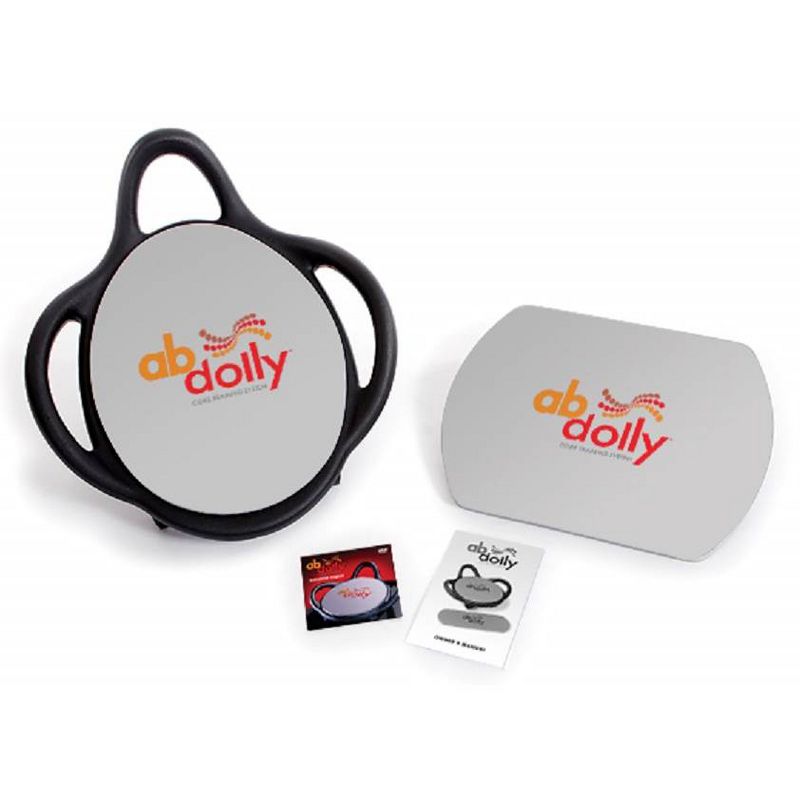 ABDolly Home Gym Fitness Abdominal Abs Training Exercise Machine Equipment with Workout DVD for Cardio, Strength/Conditioning, &  Plyometric Training