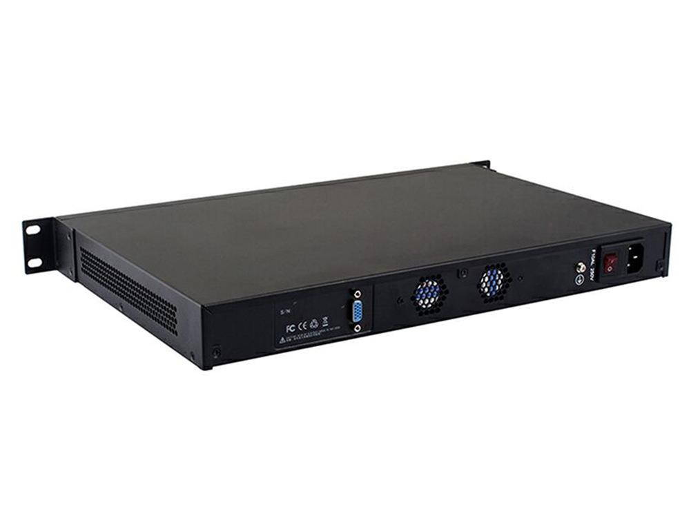 1U Cabinet Firewall VPN Mikrotik VPN Router Network Security Server with AES-NI 8 Nics I7 3517U 2G RAM 32G SSD R14