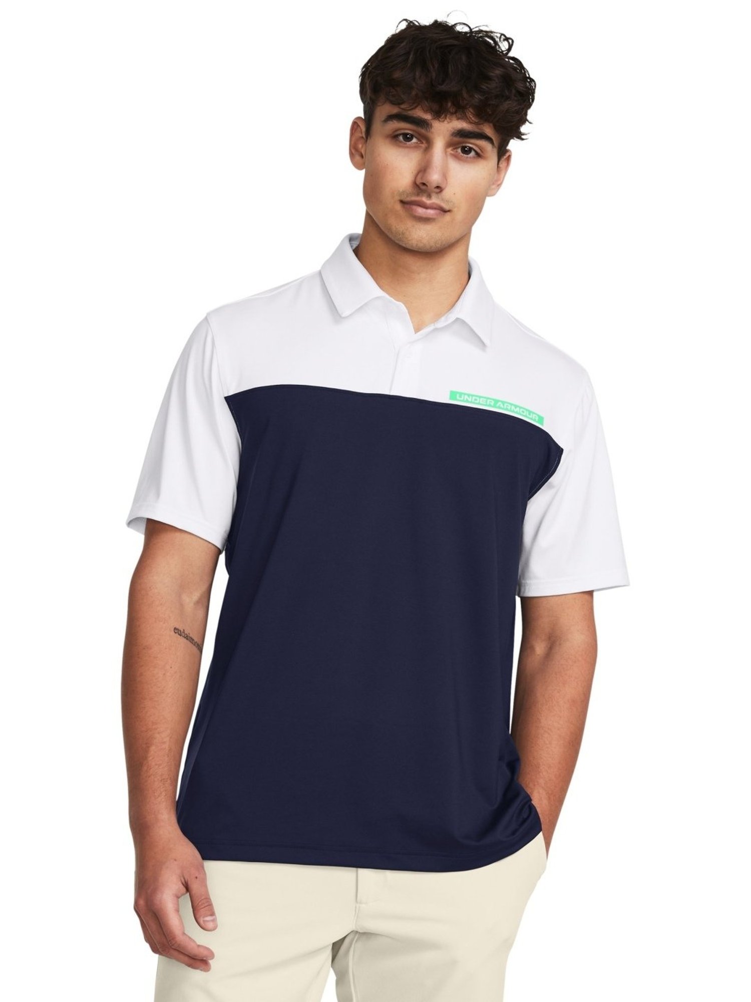 Under Armour Blue Slim Fit Polo T-Shirt