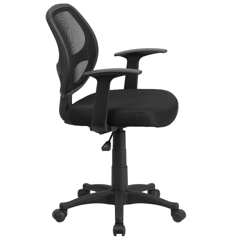 Mid-Back Mesh Computer Chair Black - Belnick