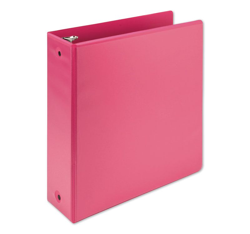 Samsill&reg; Biobased Economy Round Ring View Binders  3 Rings  3" Capacity  11 x 8.5  Berry 17386