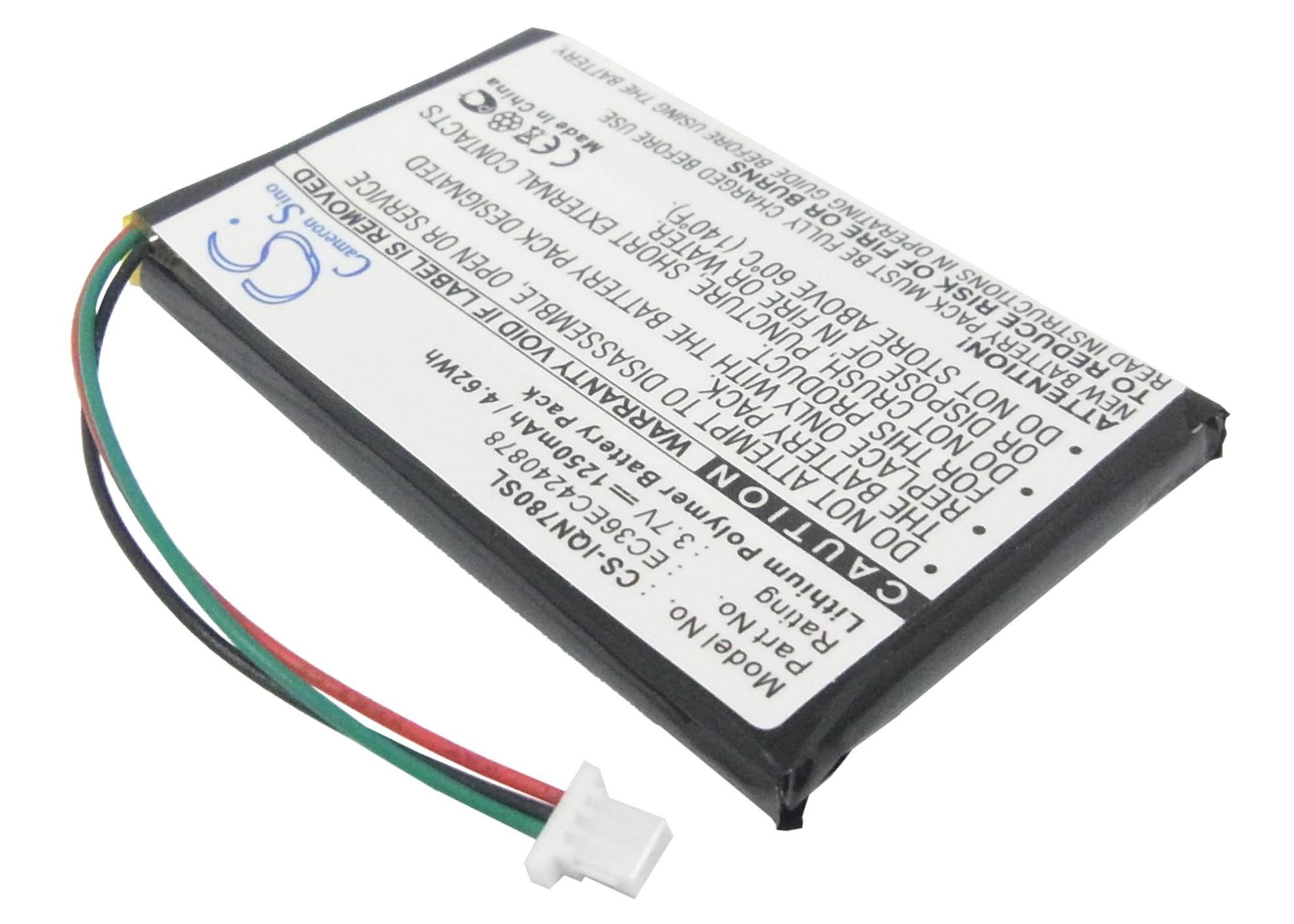 1250mAh Battery for Garmin Nuvi 780, 780T, 785, 785T, EC36EC4240878