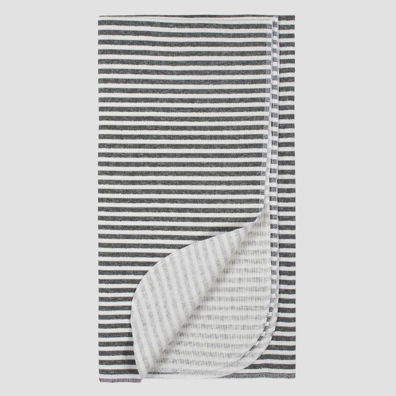 Gerber Baby Boys' 4pk Bear Flannel Blanket Set - Gray