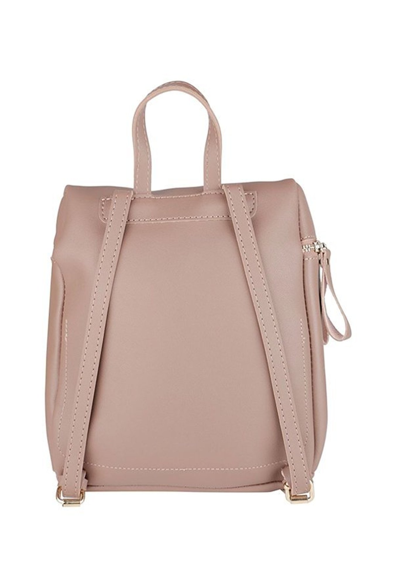 Gio Collection Pink Solid Backpack