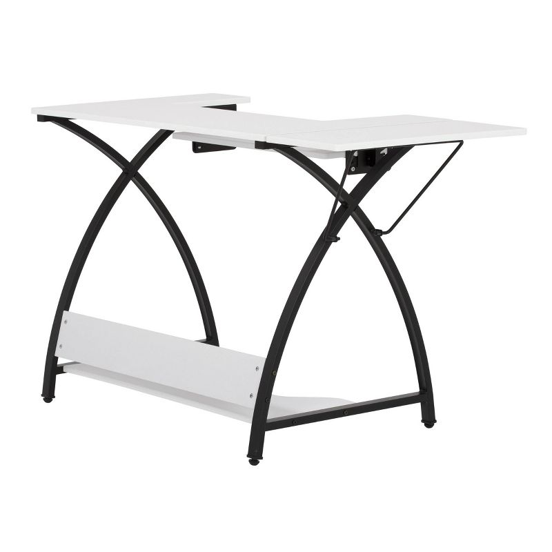 Sew Ready Comet Hobby And Sewing Table Black/White - Studio Designs