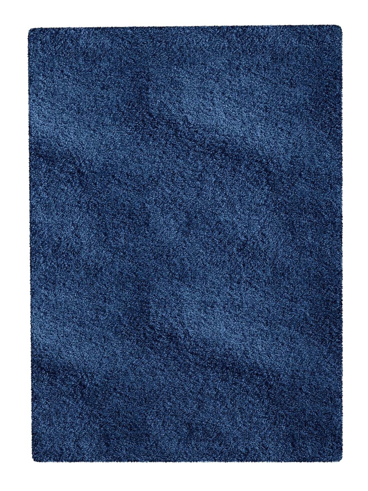 Mark Home Navy Polyester Anti Skid Durable Rug - Set of 1
