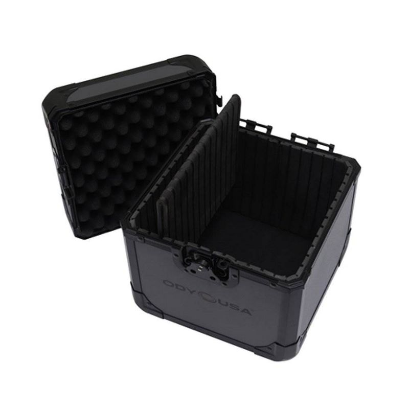 Odyssey Black Krom 7 Inch 60 Record Capacity Utility LP Vinyl Transport Case