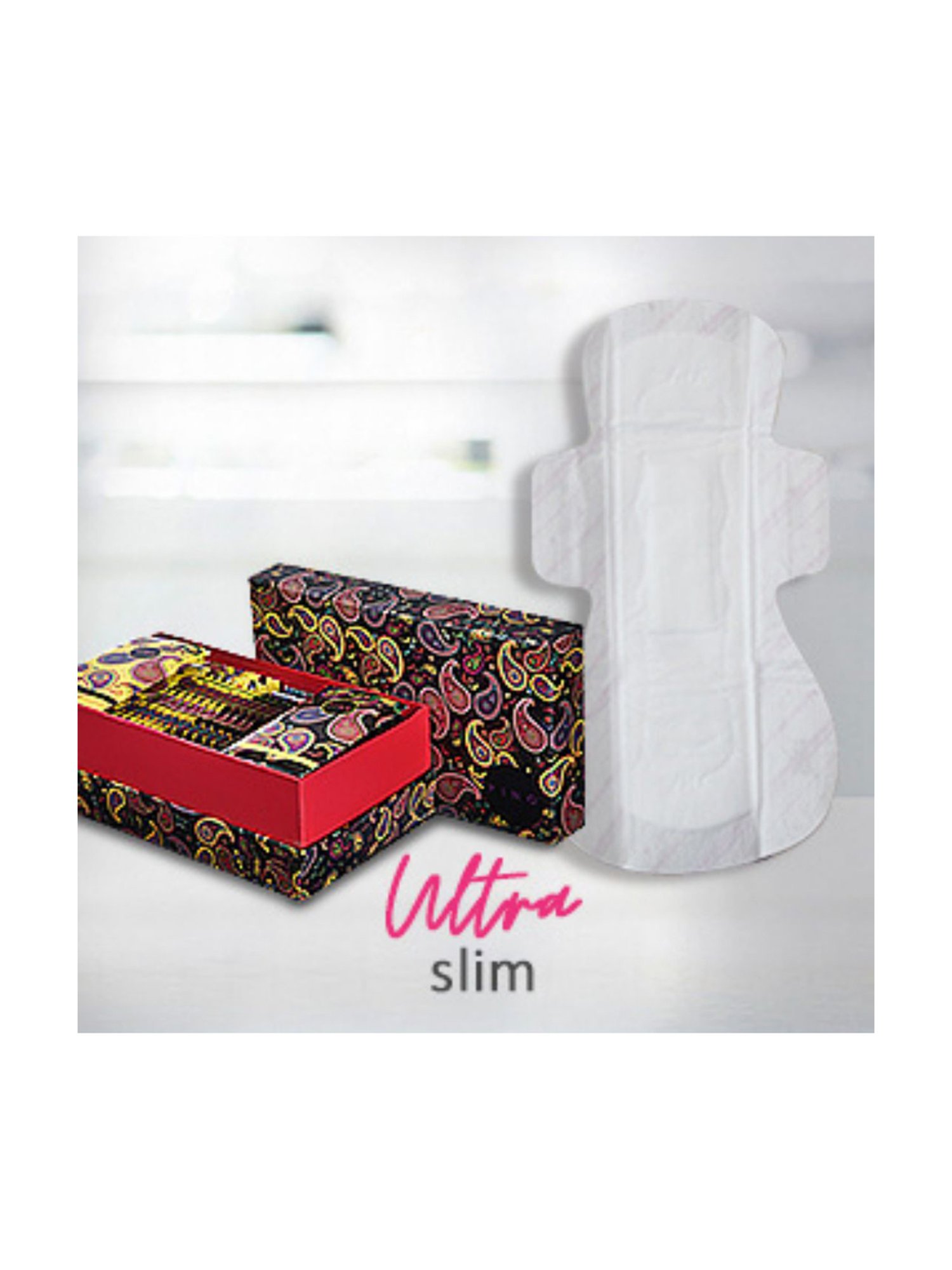 PINQ Bulk Me Box, Cotton Ultra Sanitary Pads With Individual Disposable Pouch,20 each (XXL+XL)