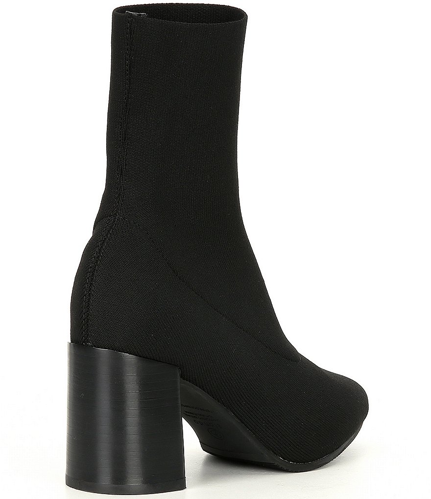 Blondo Sassy Stretch Knit Waterproof Block Heel Sock Booties