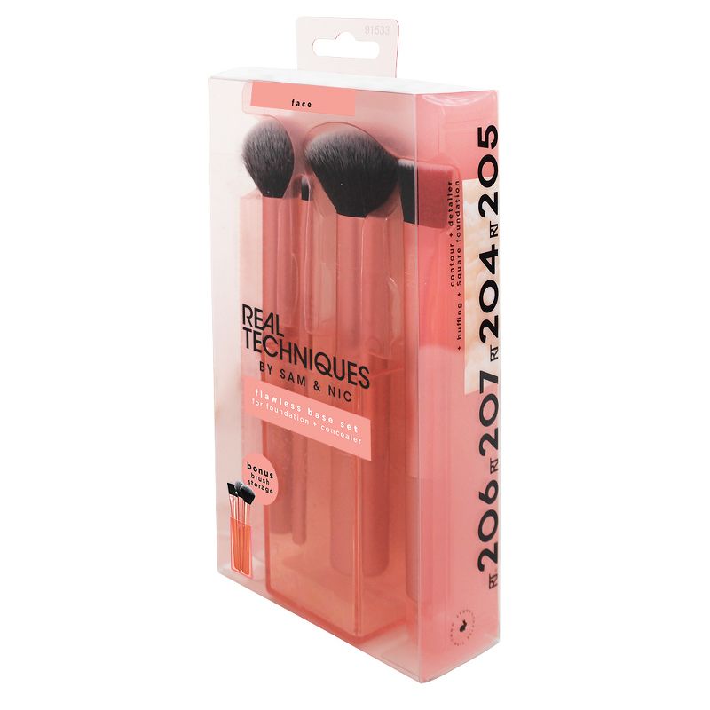 Real Techniques Flawless Base Brush Set - 5pc