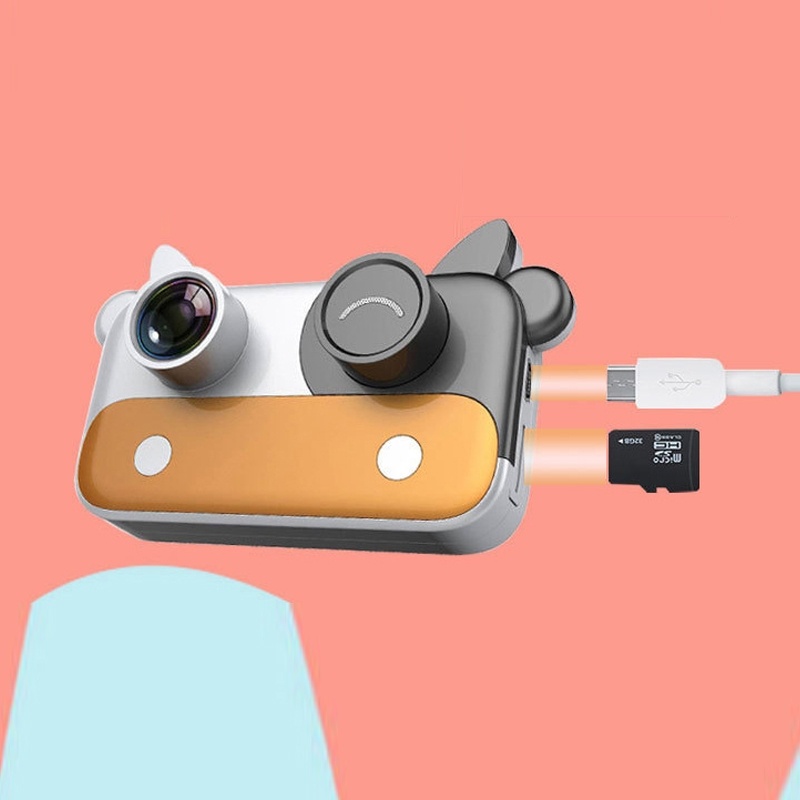 Kids Camera, Cow WIFI Kids Camera Mini SLR Cartoon Digital Camera