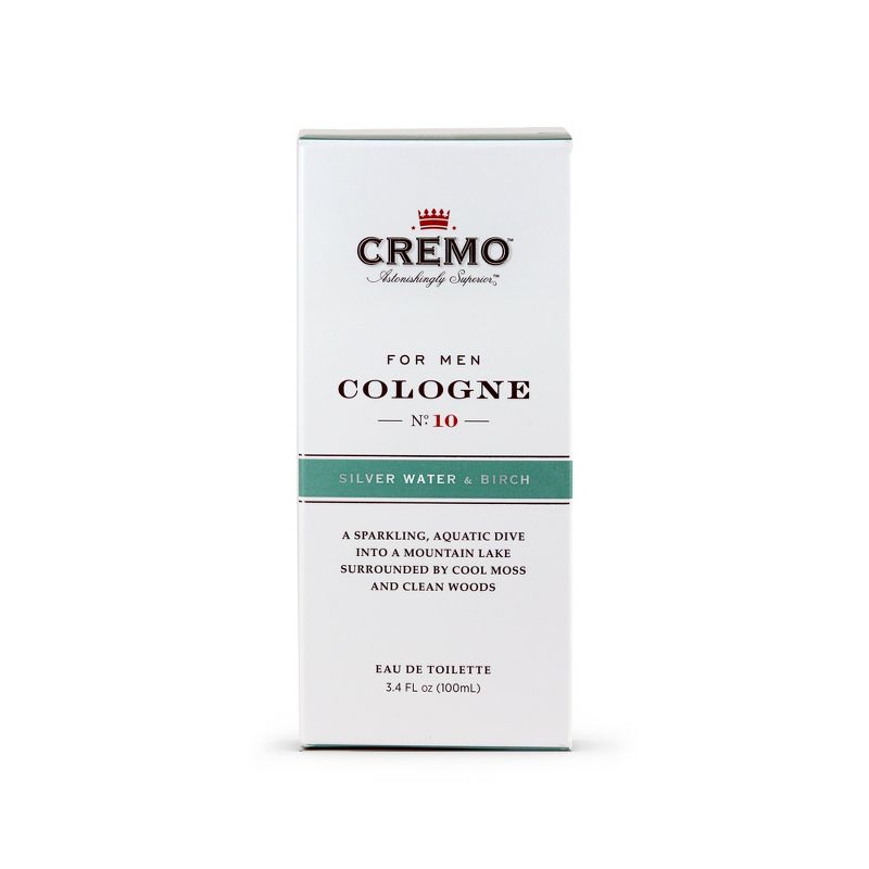 Cremo Silver Water & Birch Men's Spray Cologne - 3.4 fl oz