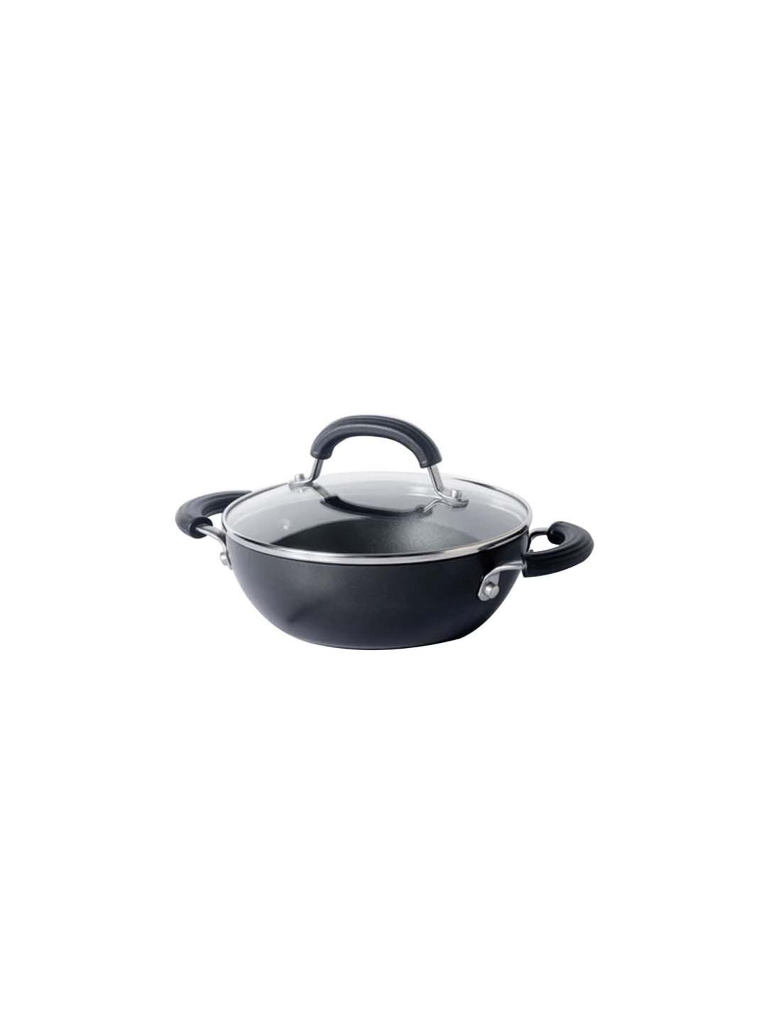 Circulon Origins 24cm Non-Stick + Hard Anodized Kadai/Wok With Lid