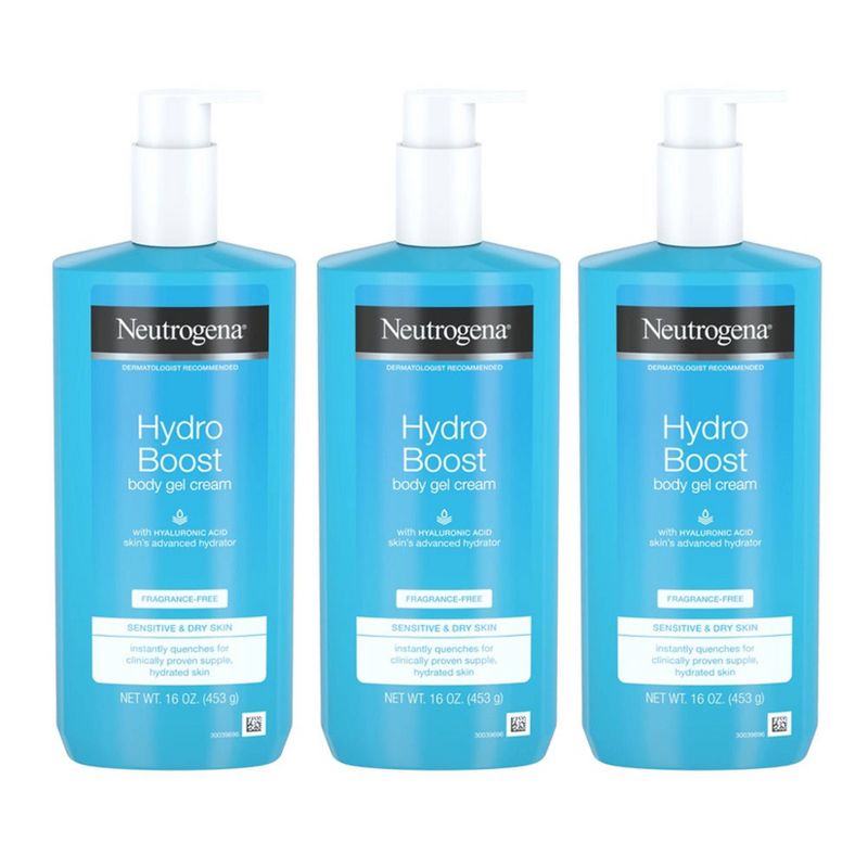 Neutrogena Hydro Boost Fragrance Free Body Gel Cream - 16oz