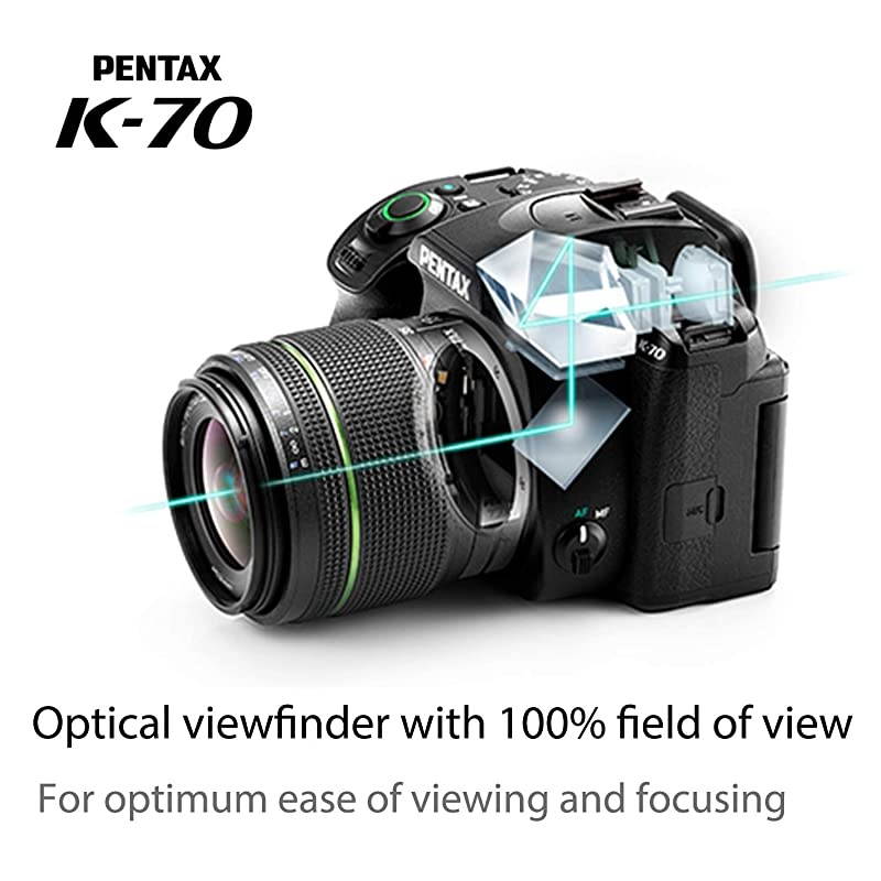 K-70 Weather-Sealed DSLR Camera, Body Only (Silver)