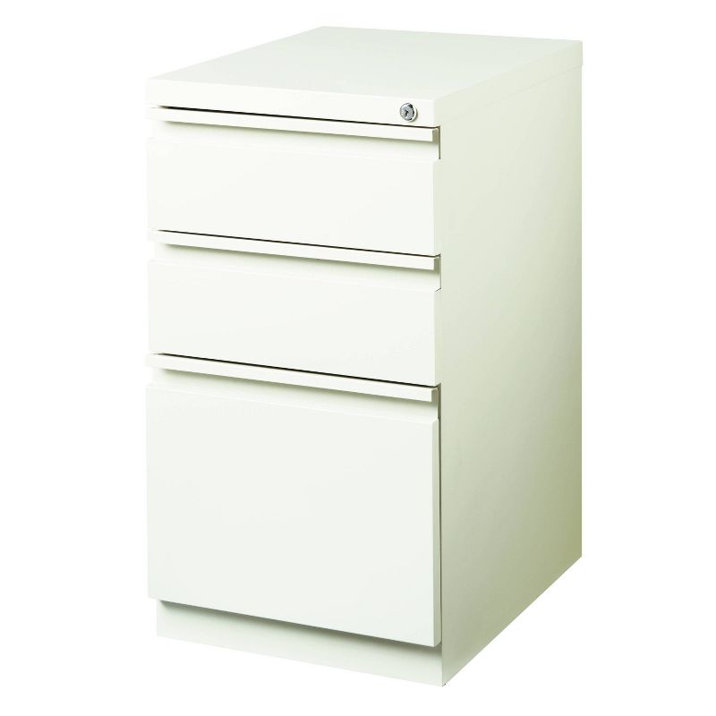 Mobile Pedestal File Box White - Hirsh