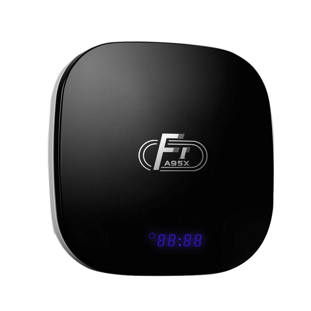 A95X F1 Android 8.1 TV Box Amlogic S905W Smart TV Set Top Box Remote Control Quad Core VP9 H.265 2GB / 16GB 2.4G WiFi 100M LAN HD Media Player LED Display