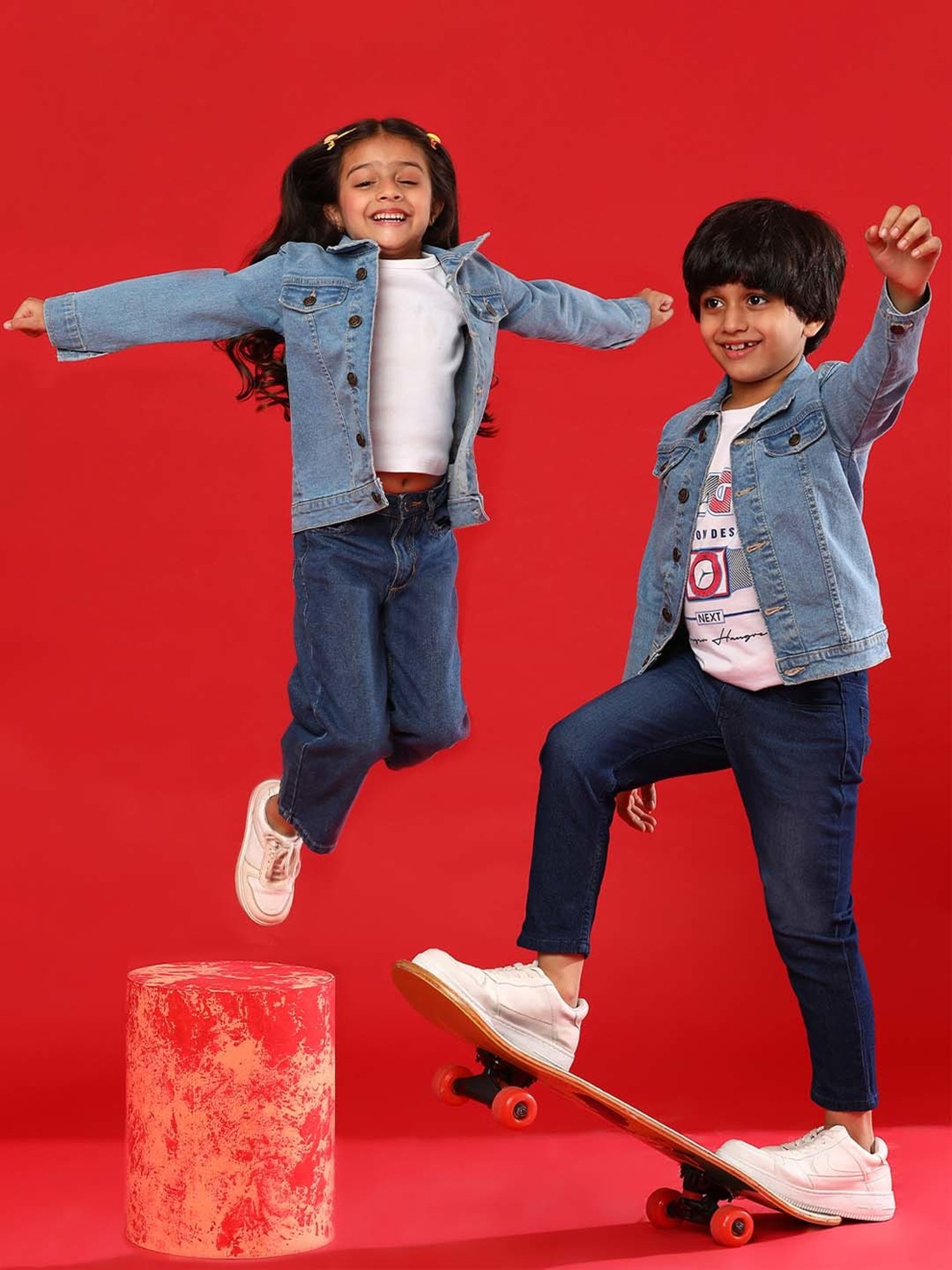 Tales & Stories Kids Blue Regular Fit Full Sleeves Jacket