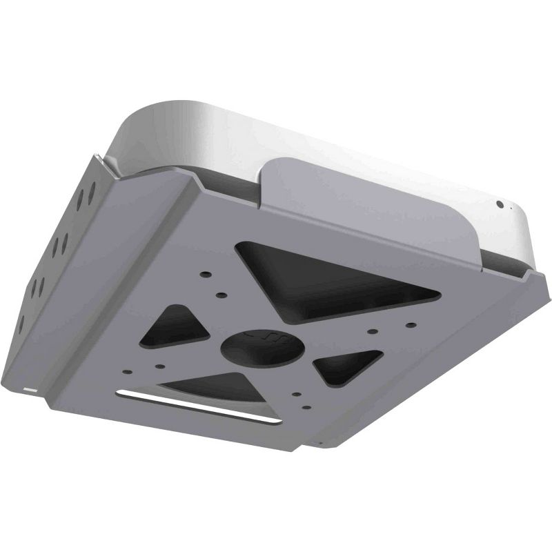 Mac Mini Secure Mount Enclosure with Lockable Head - Aluminum, Steel - Silver