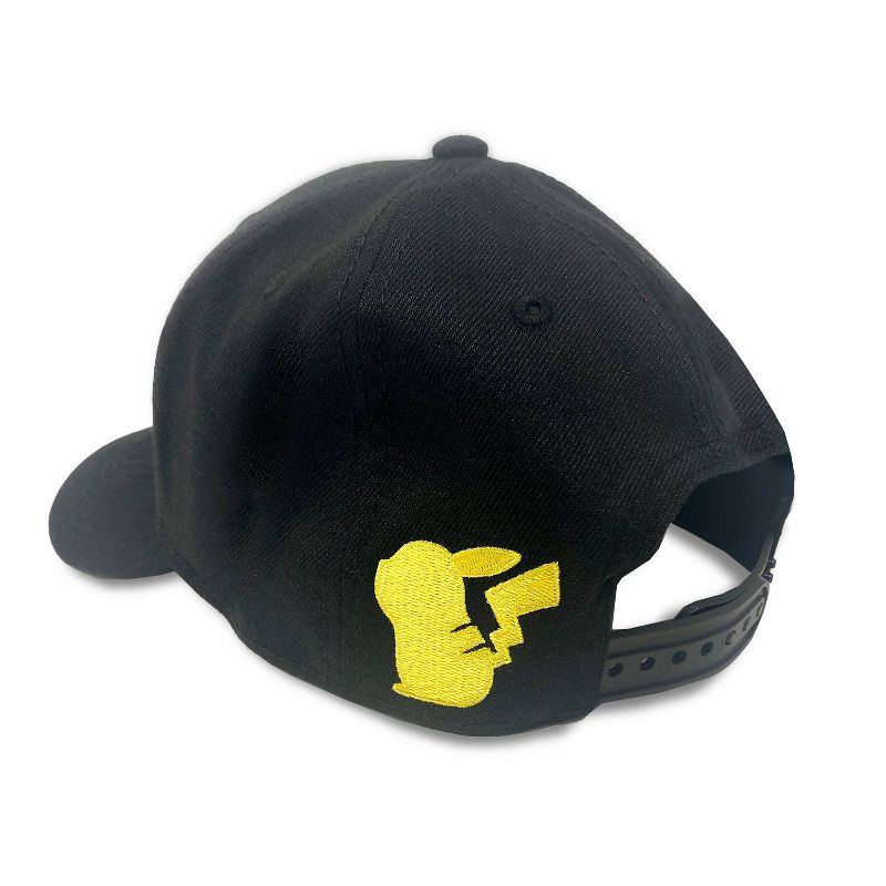 Pokemon Snapback Brimmed Hat - Pikachu Lightning Tail