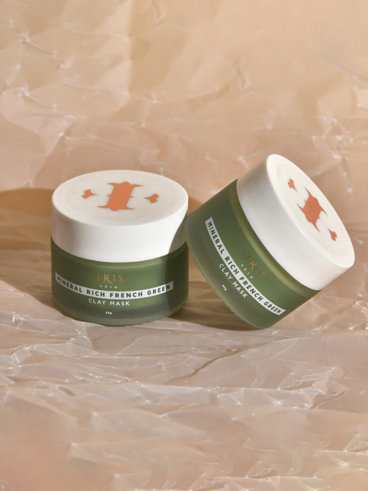 Iris Cosmetics Mineral Rich French Green Clay Mask - 50 gm