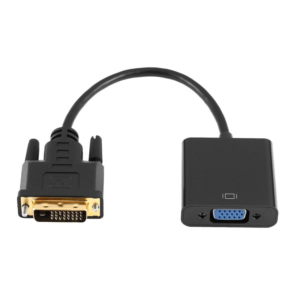 DVI-D to VGA Active Adapter Converter Cable Monitor Cable for PC Display Card