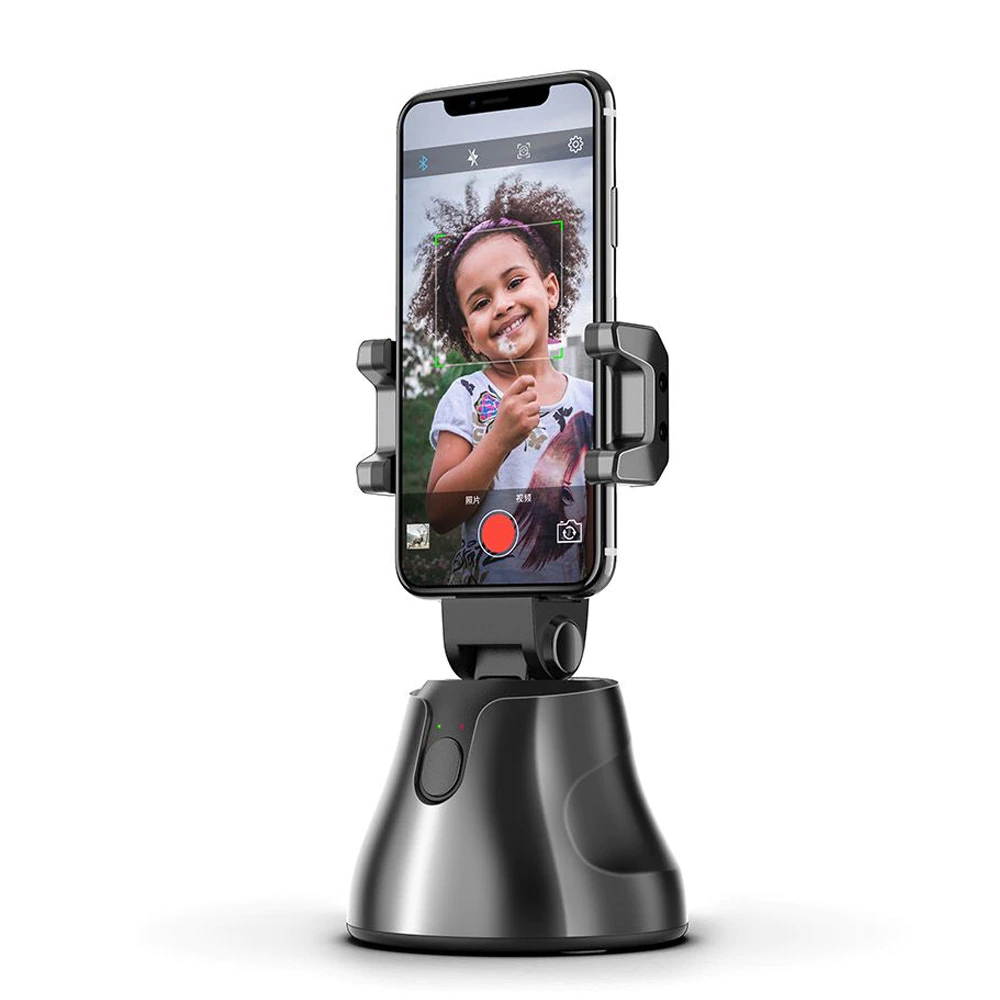 Genie Smartphone Selfie ing Gimbal 360 Face & Object Follow Up Selfie Stick for Photo Vlog Live Video Record