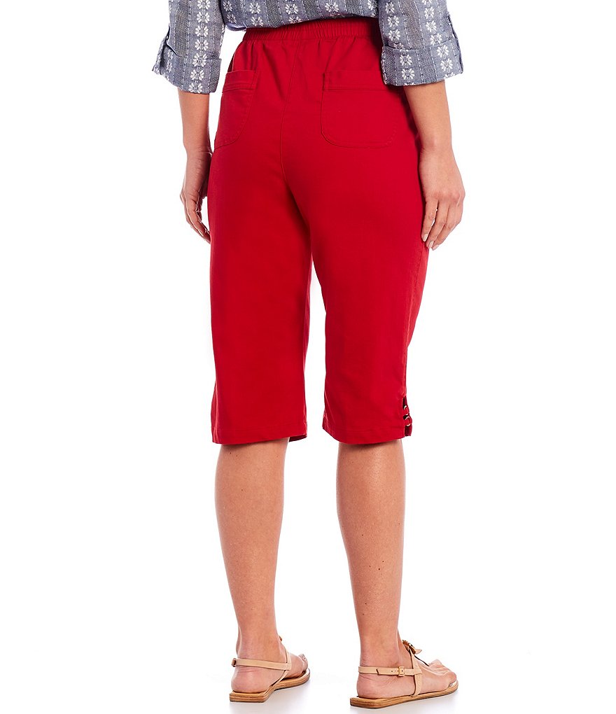 Allison Daley Petite Size True Navy Pull On Bermuda Shorts