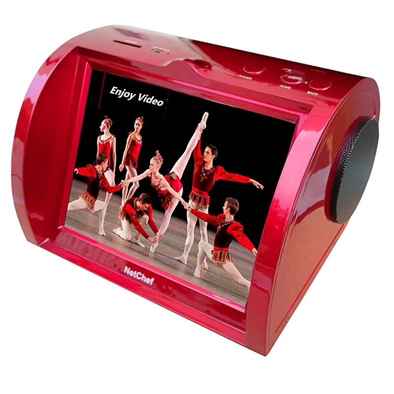 Radio with Hi-Fi Speakers, 8&rdquo; HD Touch Panel, Audio Book, 15K+ Radio Stations, Streaming Videos, Movies, Music, Auto Wi-Fi, Social Media, Recipes, More Features & Functions