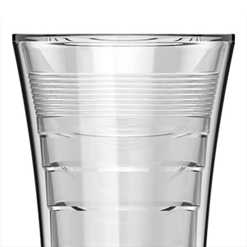 4pk Embossed Glass Drinkware Tall - Hearth & Hand™ with Magnolia