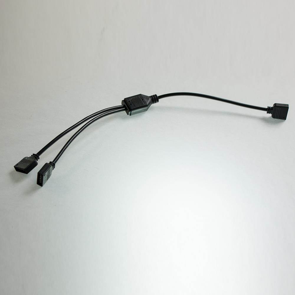 ModMyMods 5-Pin Female RGBW LED Strip 2-Way Splitter Cable - Black (MOD-0257)