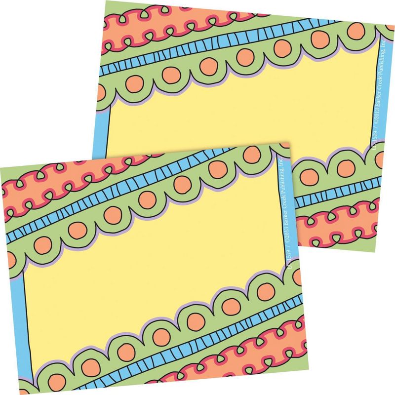 2pk 45ea Pink Lemonade Remember Me! Self-Adhesive Name Tag Labels - Barker Creek