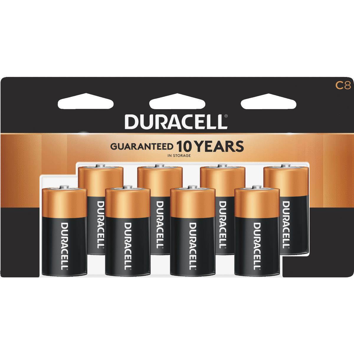 Duracell 8 Pack C Alkaline Battery MN14R8DWZ17
