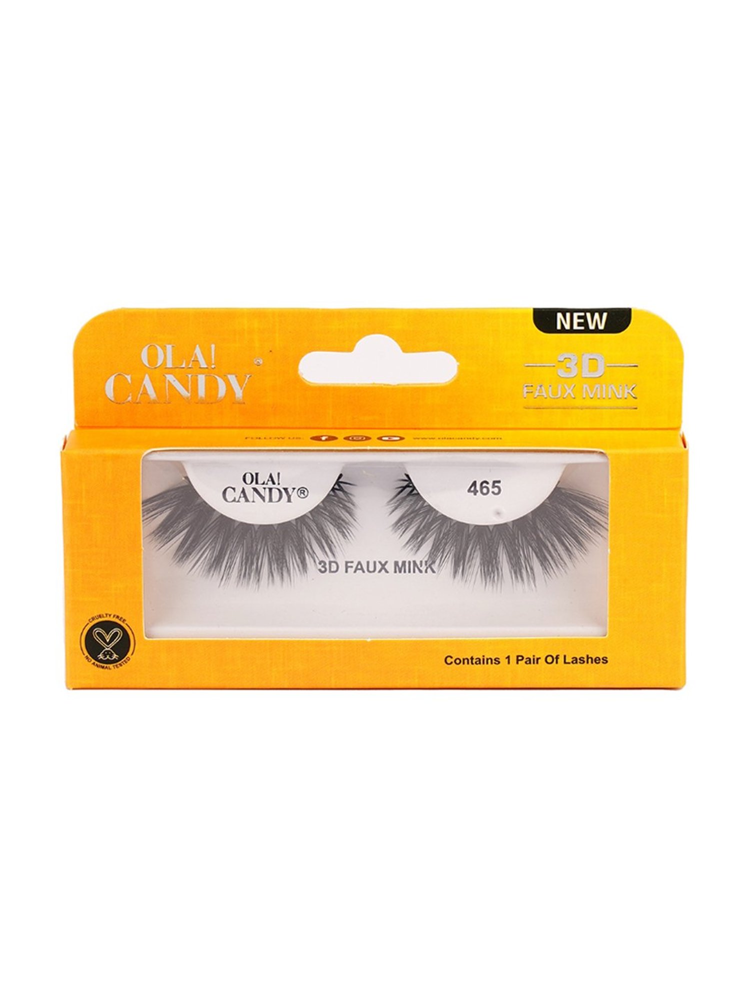 Ola! Candy 3D Faux Mink False Eyelashes - 465