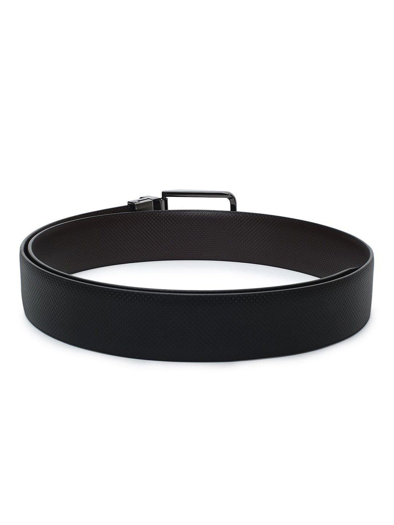 Crusset Black Formal Belt for Men