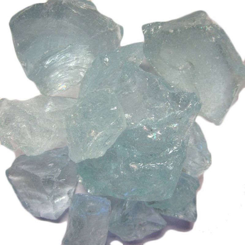 Recycled Fire Pit Fire Glass - Misty Blue - AZ Patio Heaters