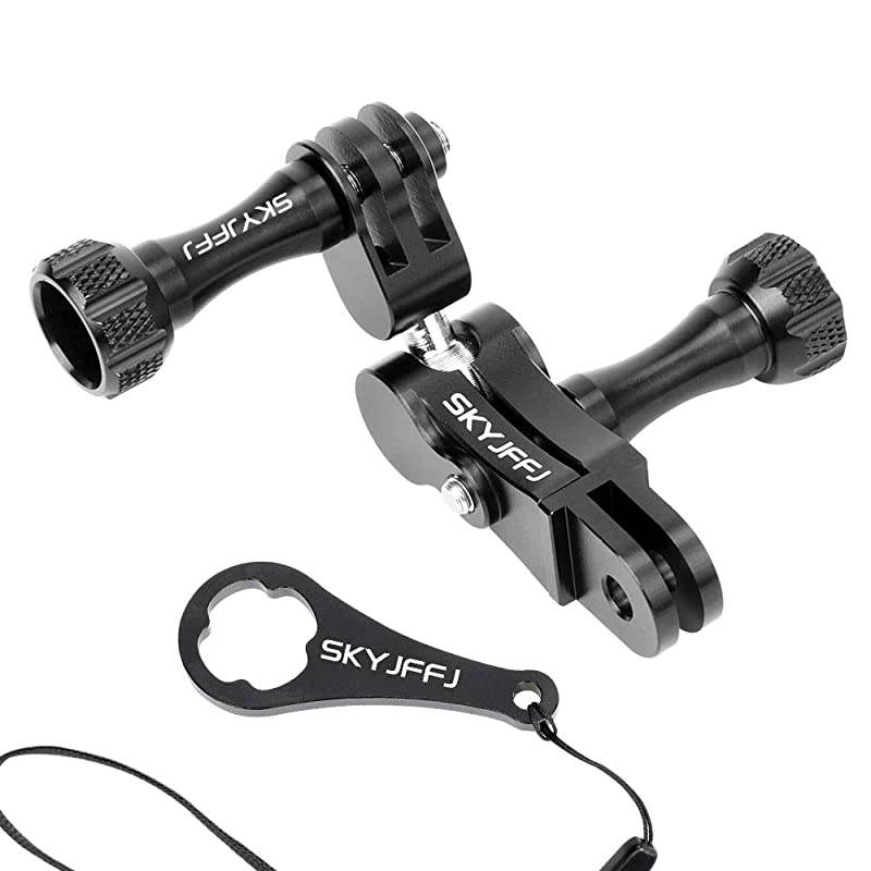 Ball gopro Handlebar Mount, 360 Rotation and Lock Any Direction, Shock-Resistant, Compatible with Gopro Max Hero 9 8 DJI OSMO Action Camera