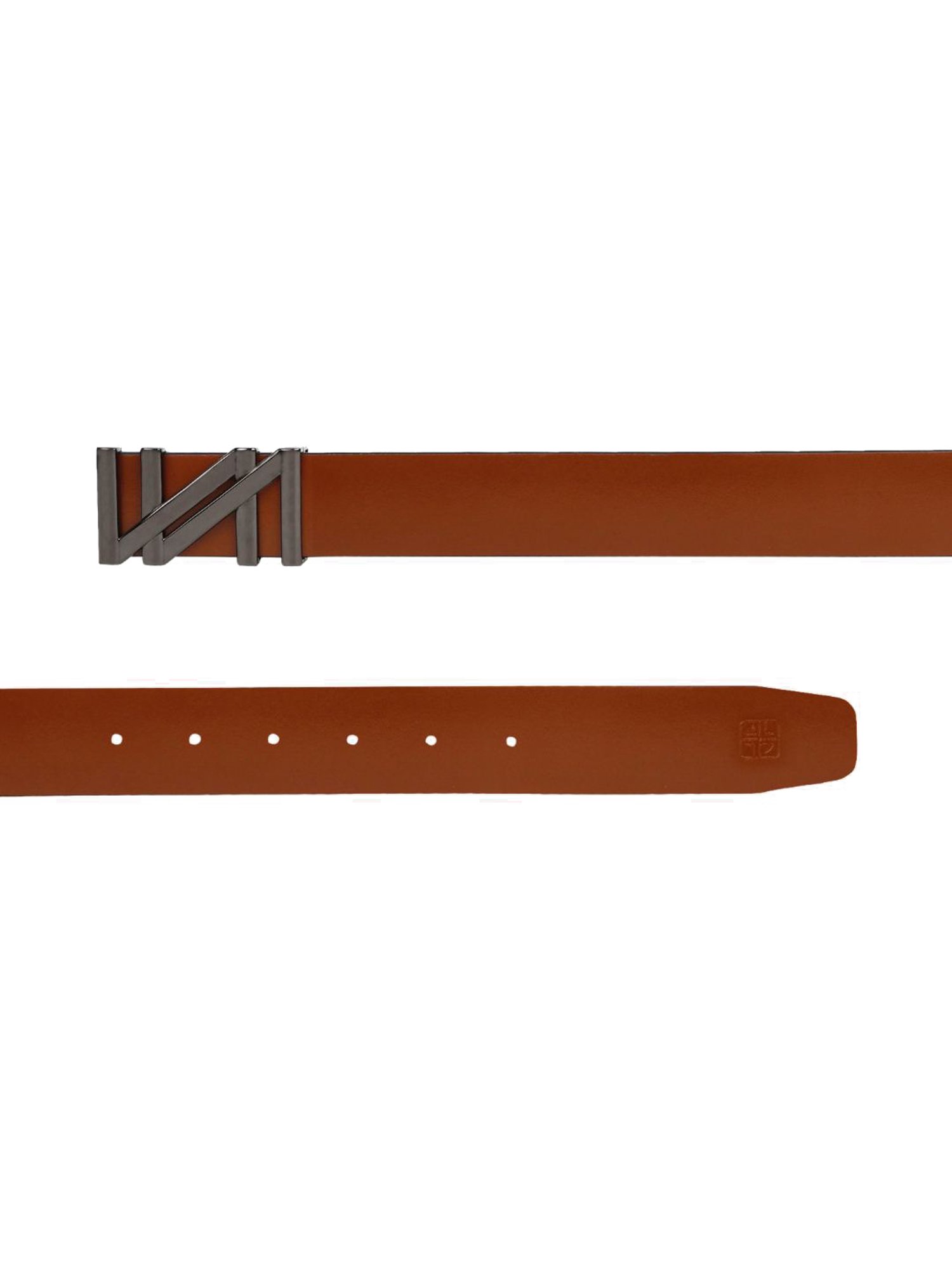 Fossil Julian Black Leather Solid Waist Belt