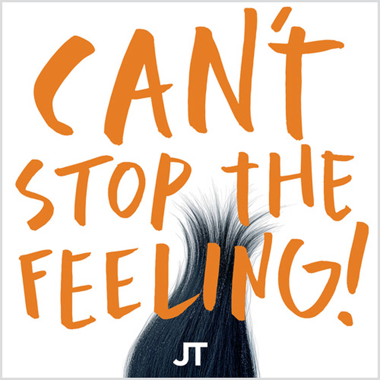 Justin Timberlake Can't Stop the Feeling 12' Vinyl (Orange Vinyl)