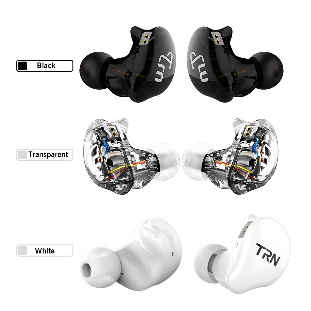 TRN V10 2DD With 2BA Hybrid In Ear Earphone with Mic Wired 3.5mm Earphone HIFI DJ Monitor Running Sport Earphone Earplug Headset With 2PIN