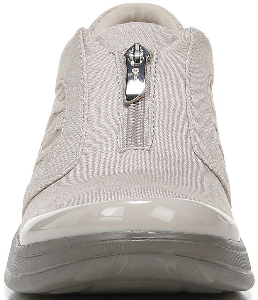 Bzees Florence Center Front Zip Slip-On Washable Sneakers