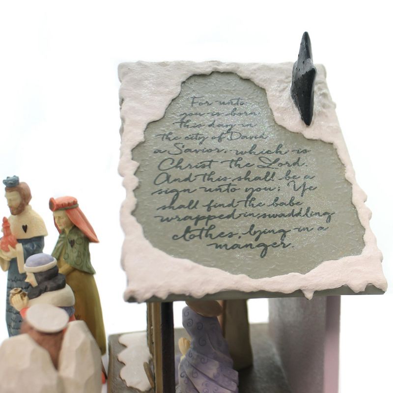 Foundations 11.25" Nativity 9 Piece Set Limited Edition  -  Decorative Figurines