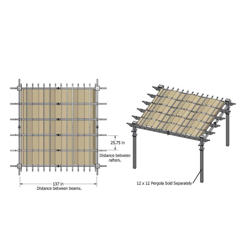 Costway Outdoor 2-Tier 10'x10' Gazebo Canopy Shelter Awning Tent Patio Garden Screw-free structure Brown