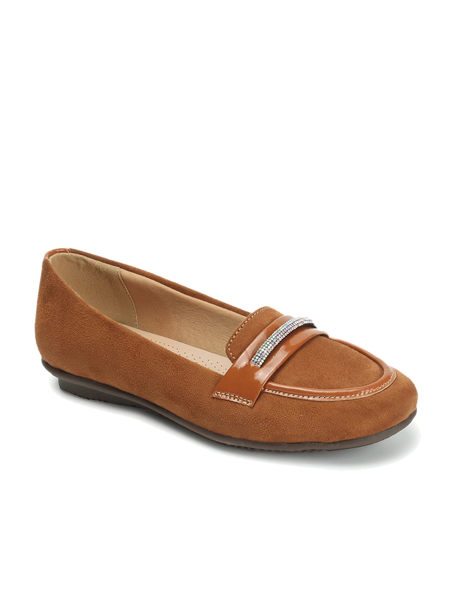 Elle Women's Tan Flat Ballets