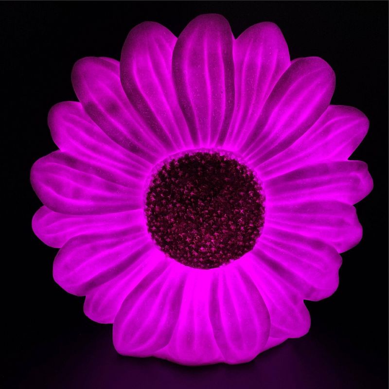 Cosco 12" Resin Outdoor Chrysanthemum Light Sculpture